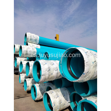 Tuberías de PVCUH de alta presión para sistemas de distribución de agua.